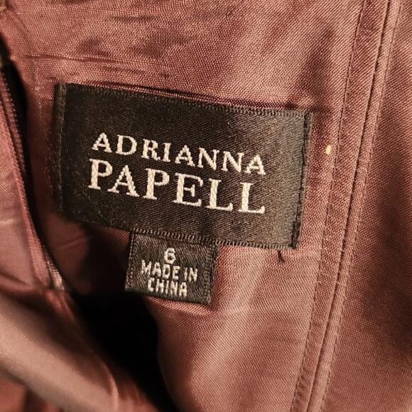 Adrianna Papell Beaded Halter Cocktail Dress - Picture 4 of 4